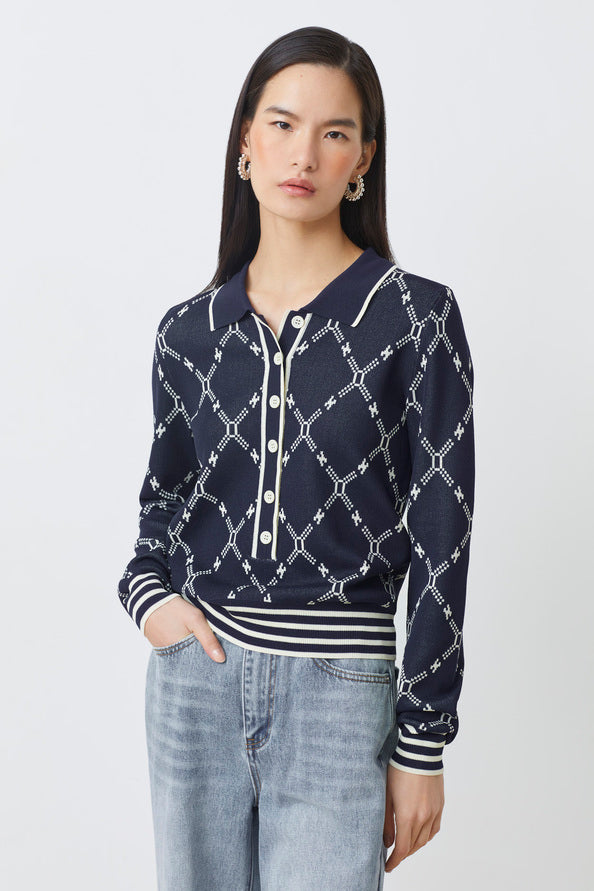 PALMAROS BUTTON UP POLO