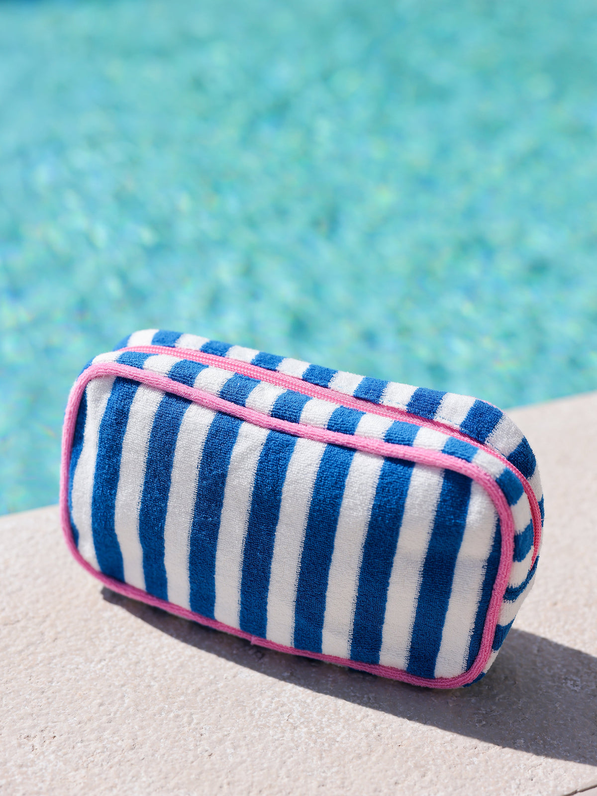 CABANA STRIPE ZIP POUCH