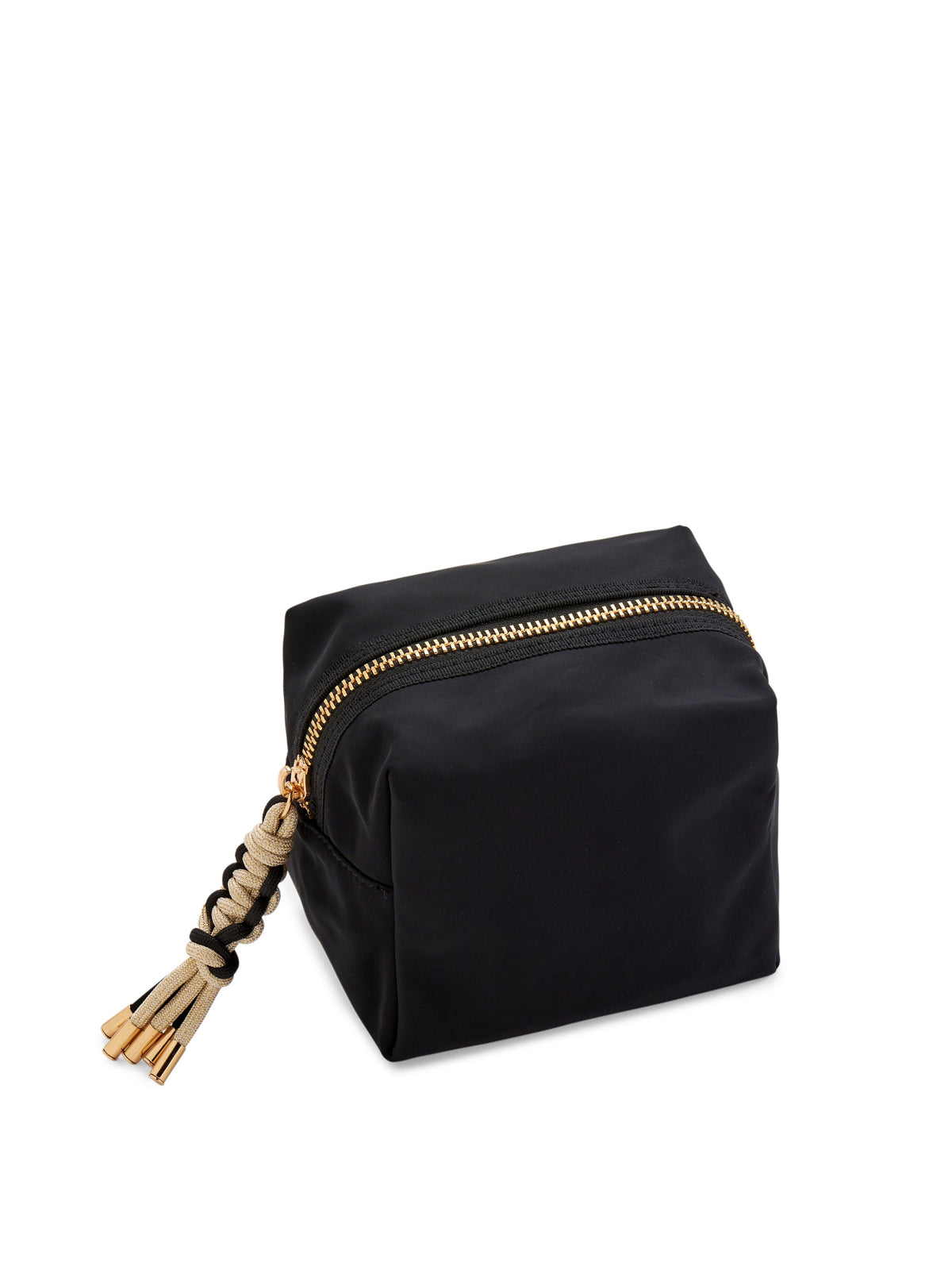 JET SMALL BOXY ZIP POUCH BLACK