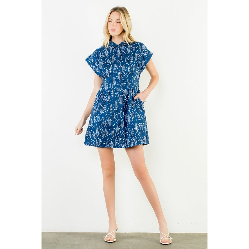 FISH PRINT DRESS