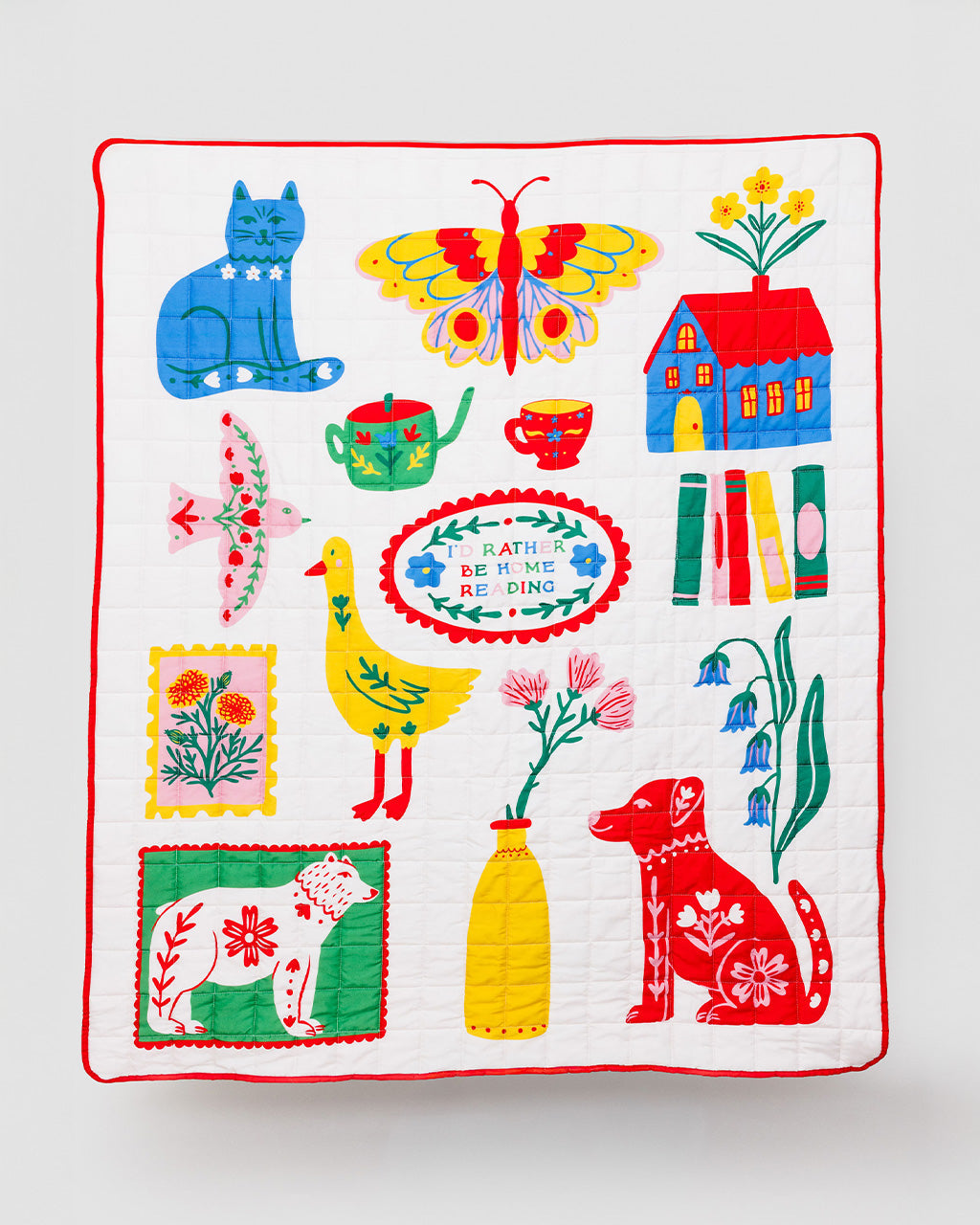 QUILTED BLANKET SCANDI ICONS