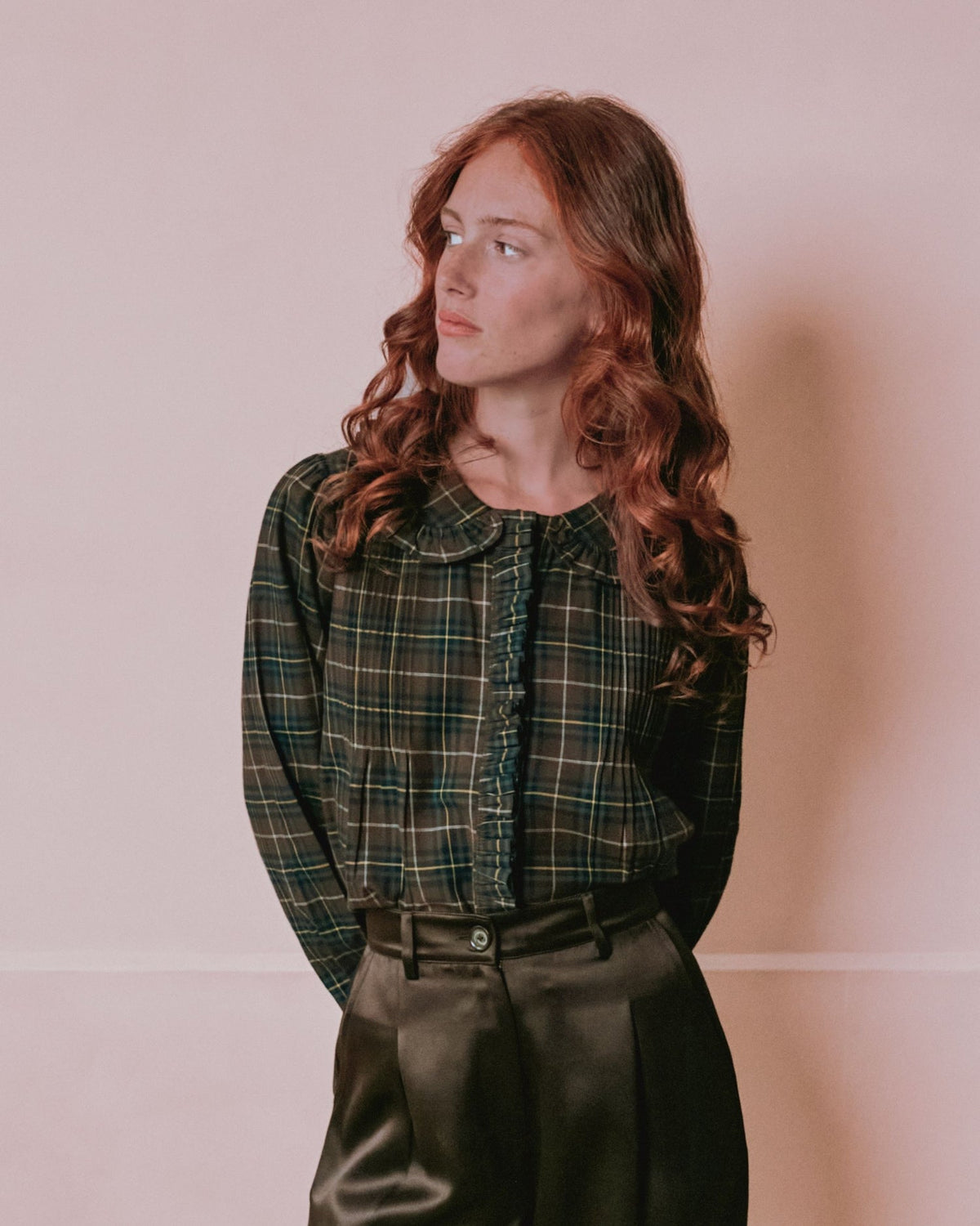 PLISSEE BLOUSE