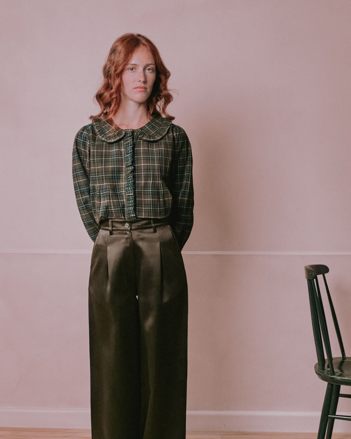 PLISSEE BLOUSE