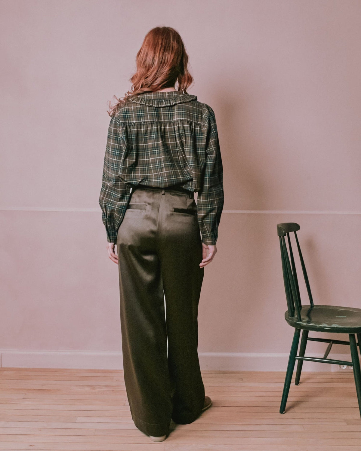 PLISSEE BLOUSE
