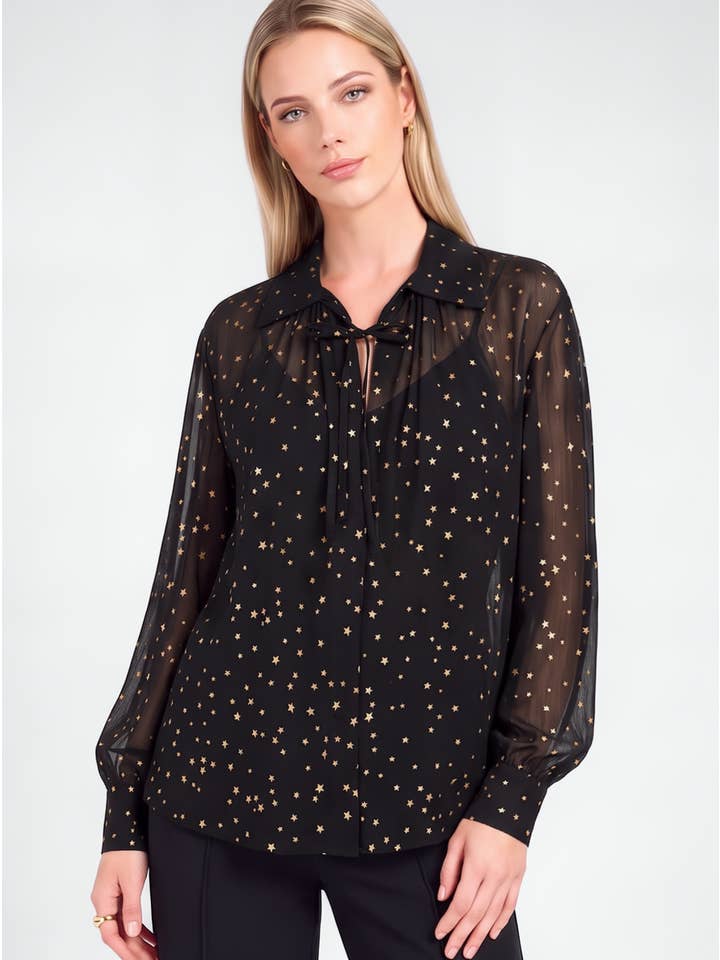 STAR COLLARED SHIRT