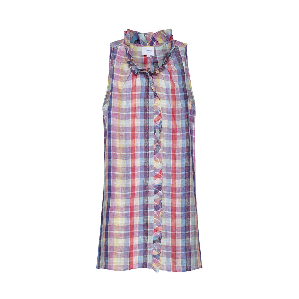PLAID GAELLE DRESS