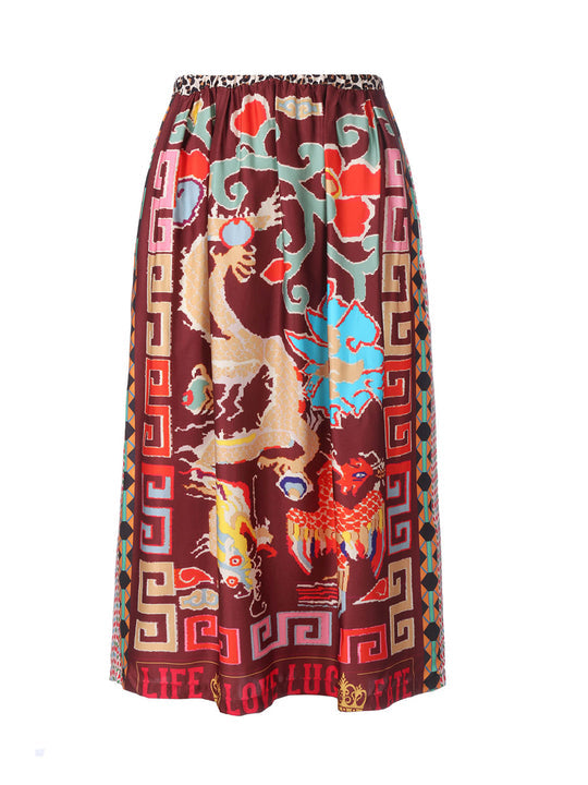 ROSALEE PRINTED SKIRT
