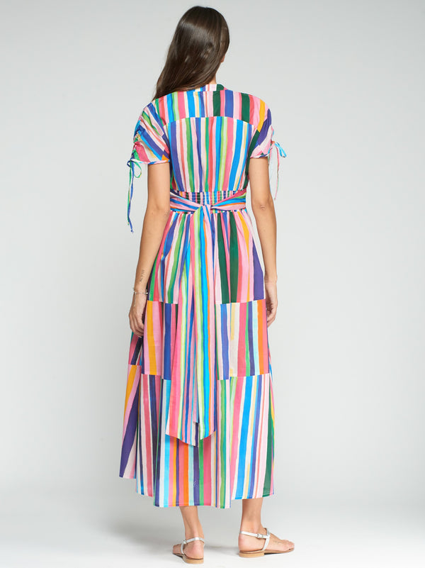 MULTI STRIPE DRESS