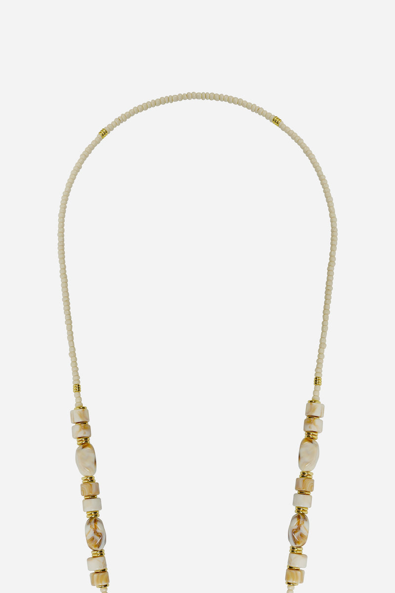 LCF CHAIN CHIARA BEIGE BEADS