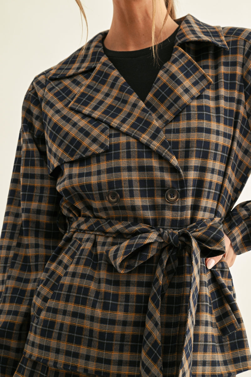 NORA HALF TRENCH JACKET
