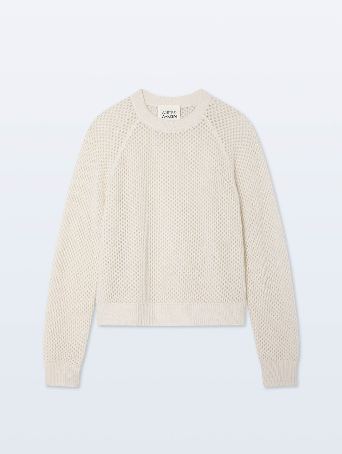CASHMERE MESH SWEATSHIRT