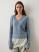 CASHMERE AIR PLUSH VNECK