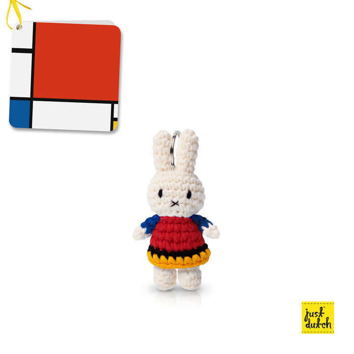 MIFFY KEYCHAIN PIET MONDRIAN