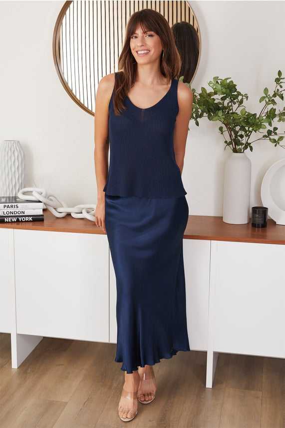 SILKY SLIP SKIRT