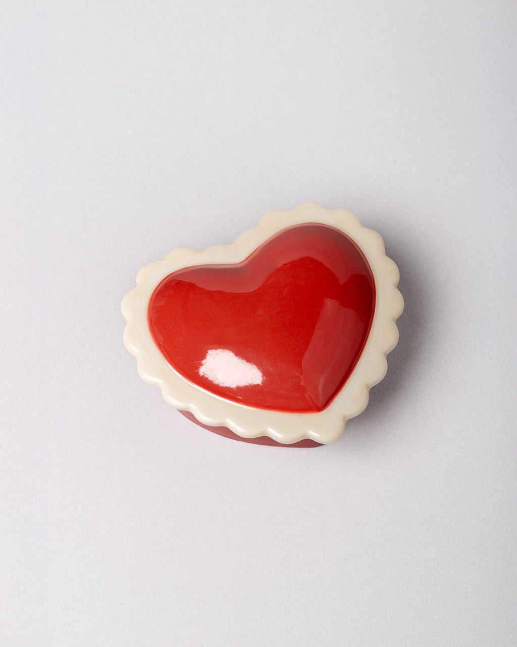 CERAMIC TRINKET BOX HEART