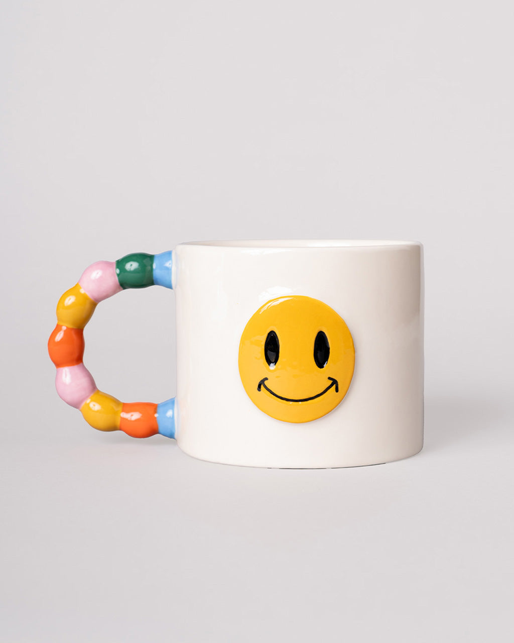 SMILEY FACE CERAMIC MUG