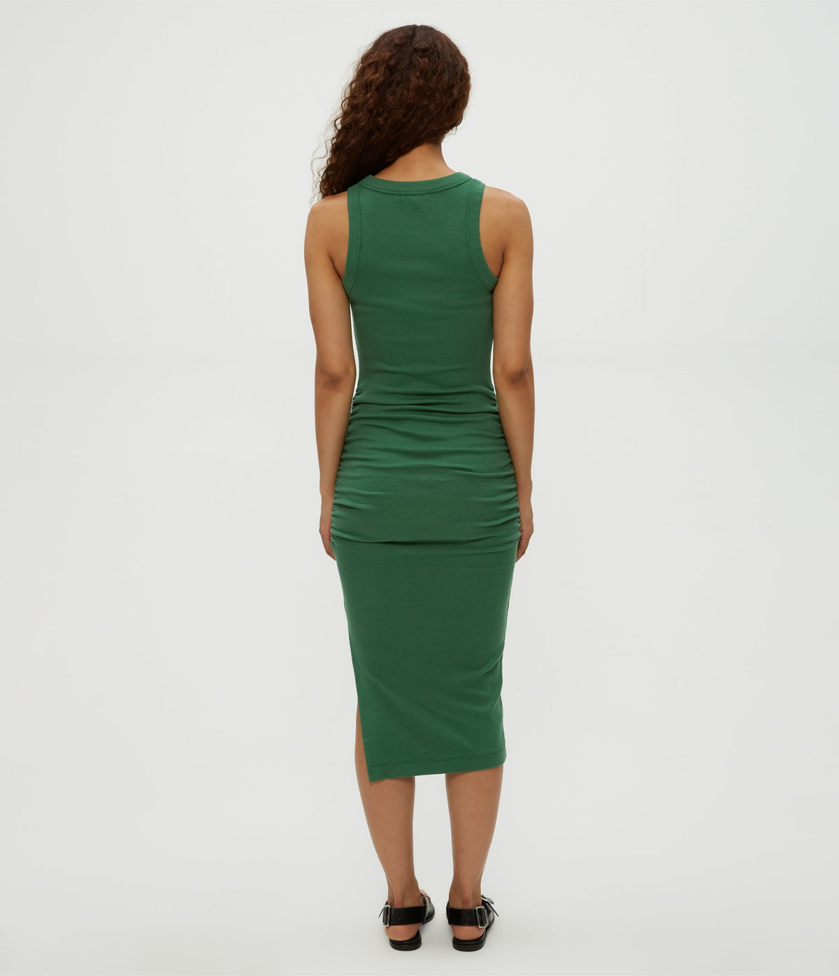 WREN RUCHED MIDI