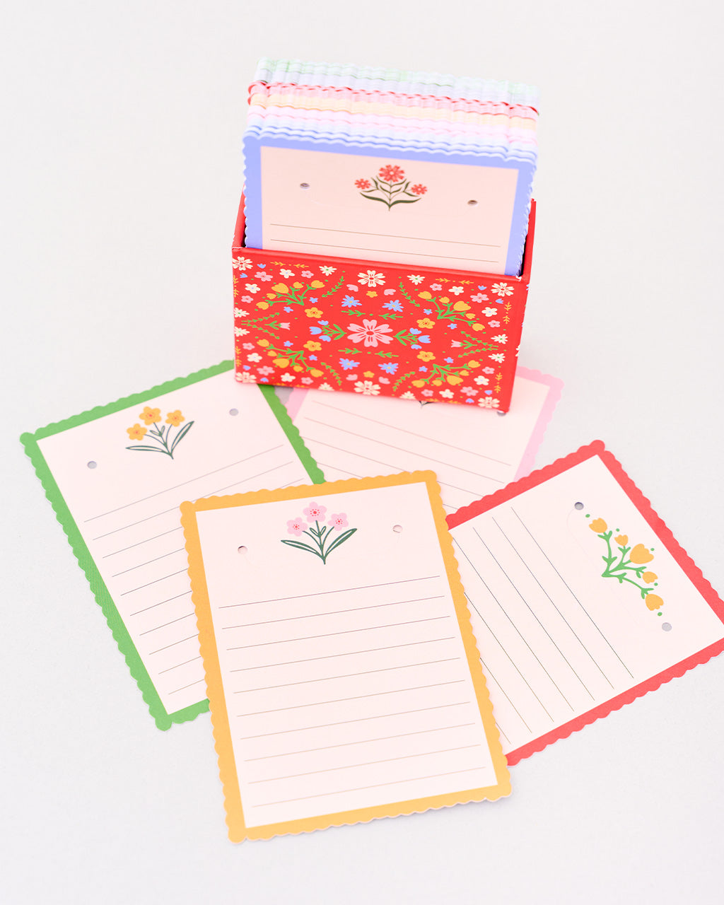 TAKE NOTE TABS FOLK FLORAL