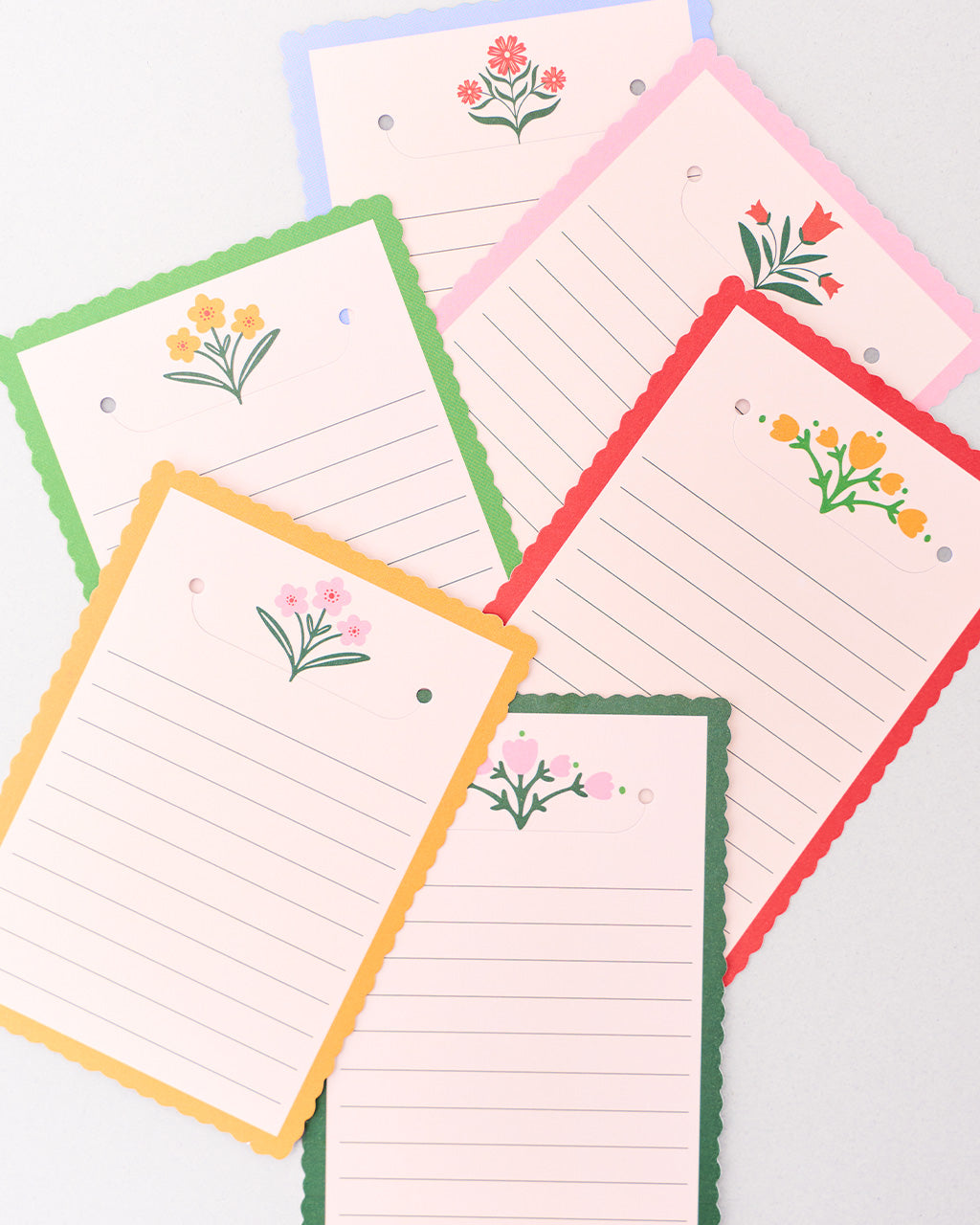 TAKE NOTE TABS FOLK FLORAL