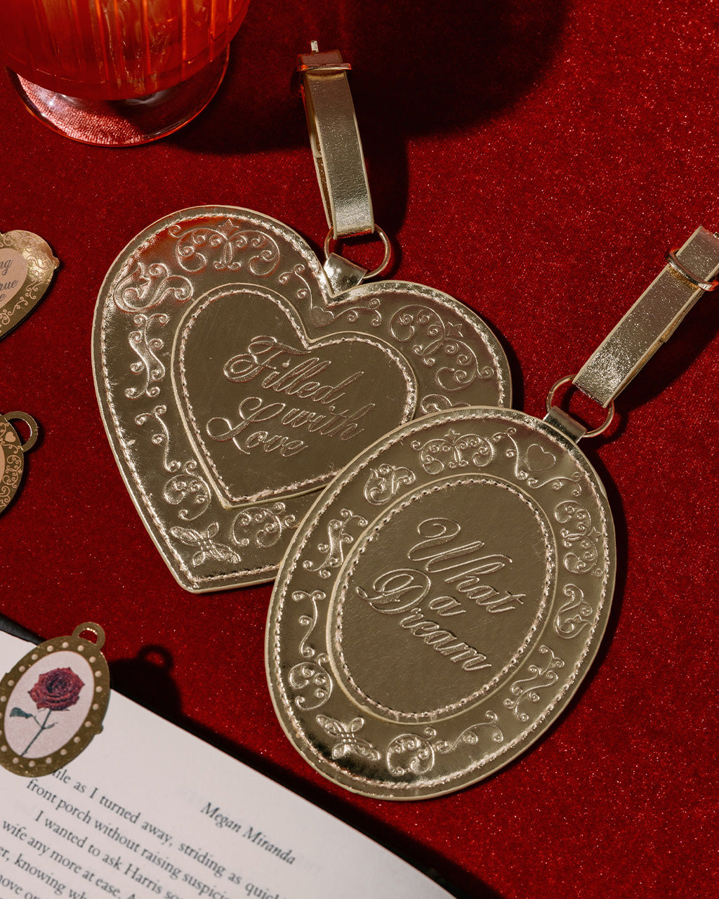 LUGGAGE TAG SET LOCKETS