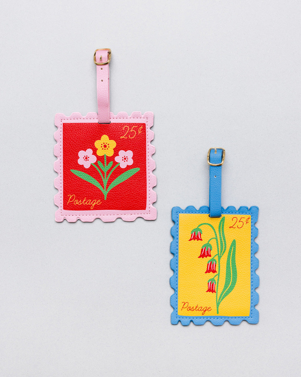 NOVELTY LUGGAGE TAG STAMPS