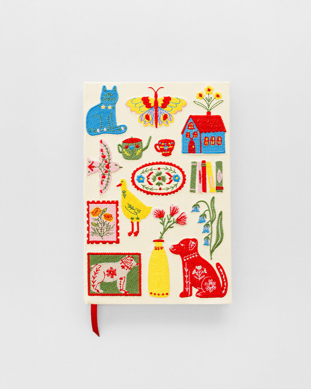 EMBROIDERED JOURNAL SCANDI ICONS