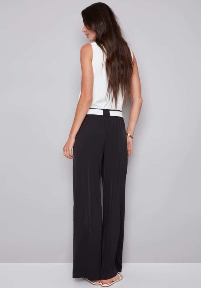 FIONA BELTED WIDE LEG PANT