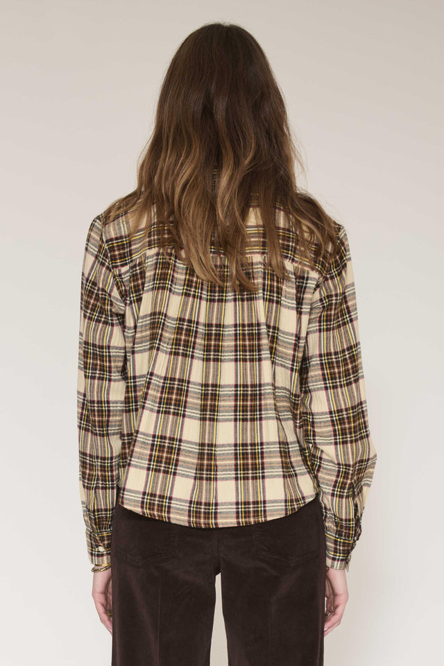 CRISTIE TIE NECK SHIRT