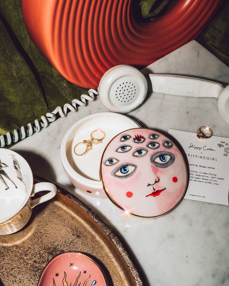 MOON PIE CERAMIC BOX