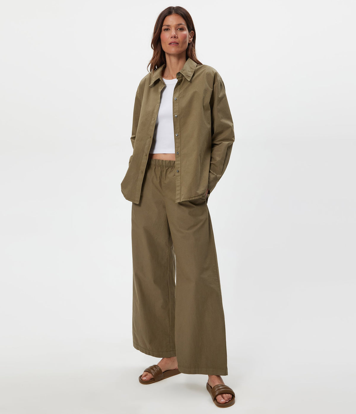 TAYLOR ELASTICATED WIDE LEG PANT
