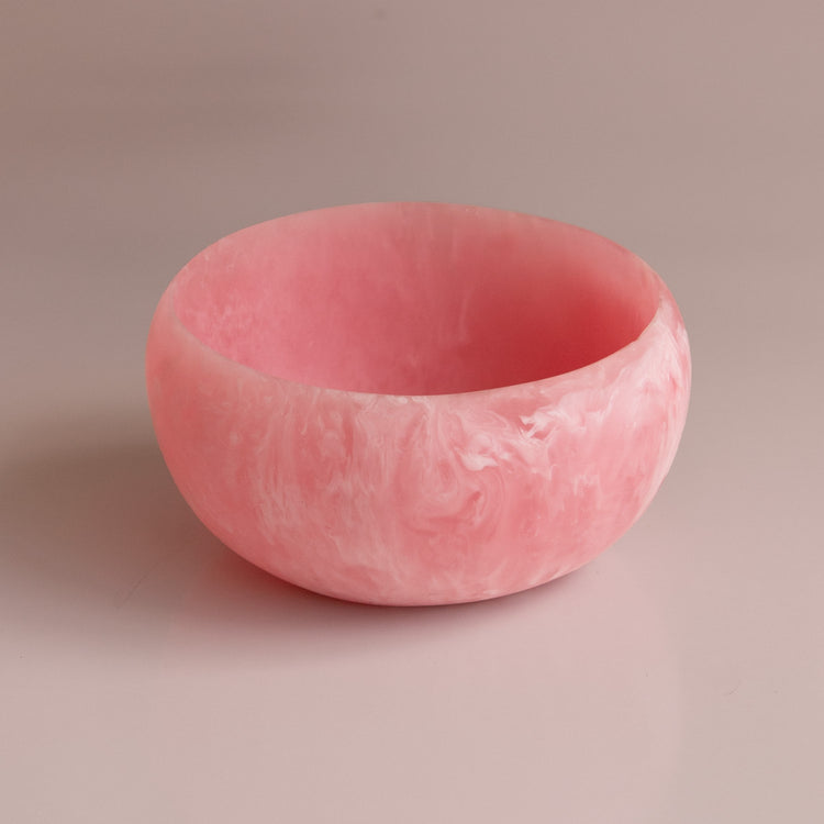 RESIN SORBET MINI BOWL RASPBERRY