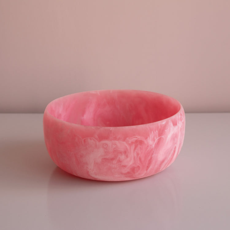 RESIN SORBET LG BOWL RASPBERRY