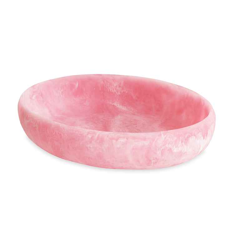 RESIN SORBET LARGE OVAL BOWL RASPBERRY