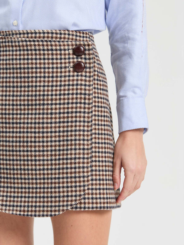 PLAID SKIRT