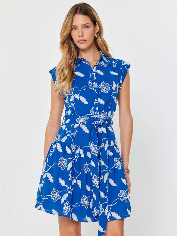 SHORT SLEEVE BUTON DOWN DRESS
