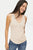 LUNA Y NECK HENLEY TANK