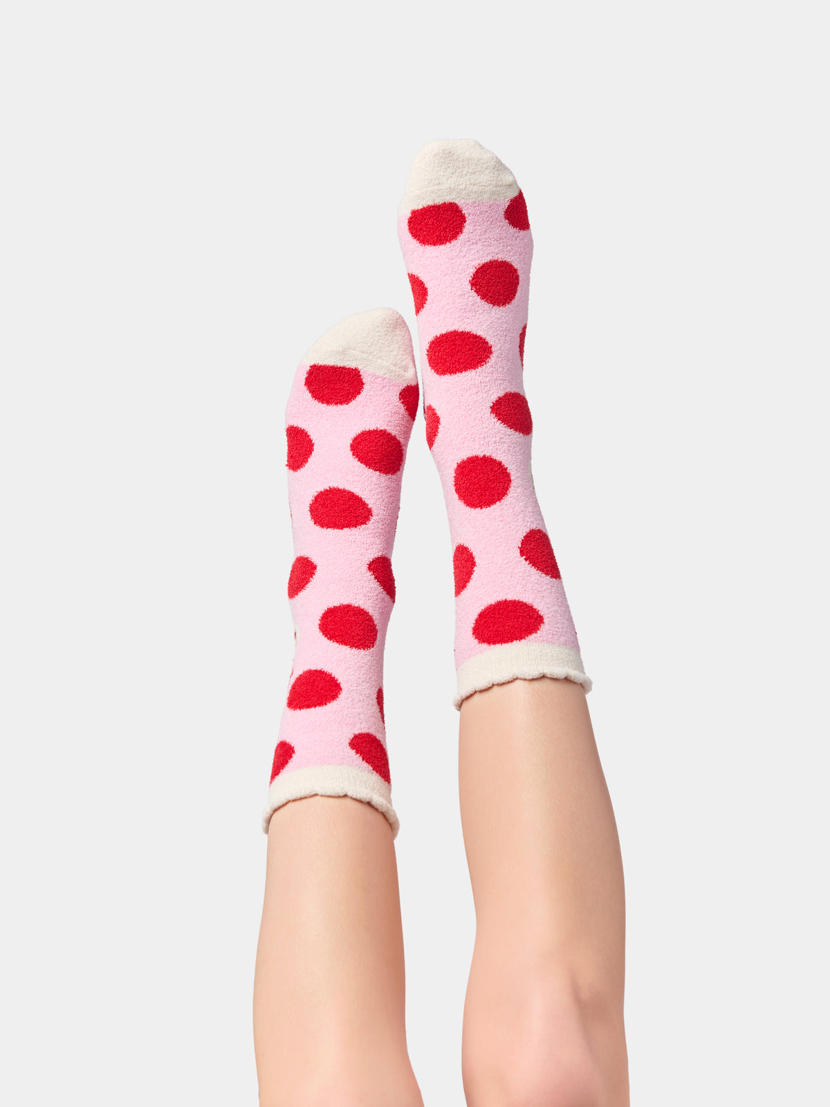 SNOWMAN SOCKS PINK