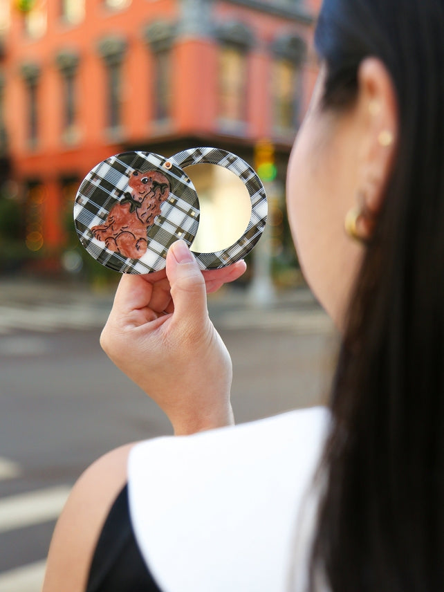 COQUETTE PUPPY COMPACT MIRROR