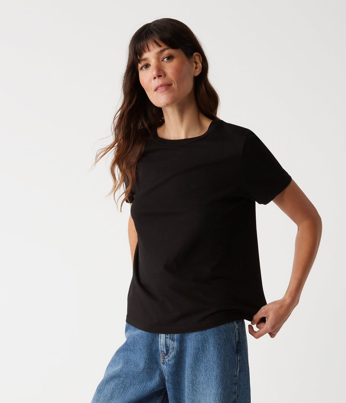 BECCA SS CREW NECK TEE