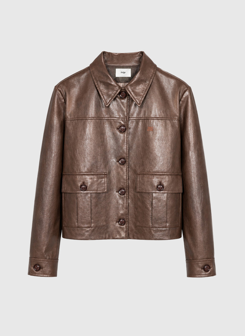 FAUX LEATHER CHARLY JACKET