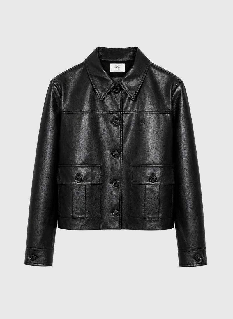 FAUX LEATHER CHARLY JACKET