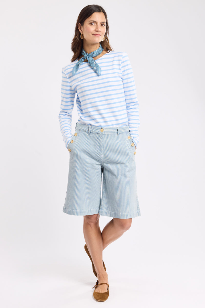 LONG SLEEVE STRIPE TEE