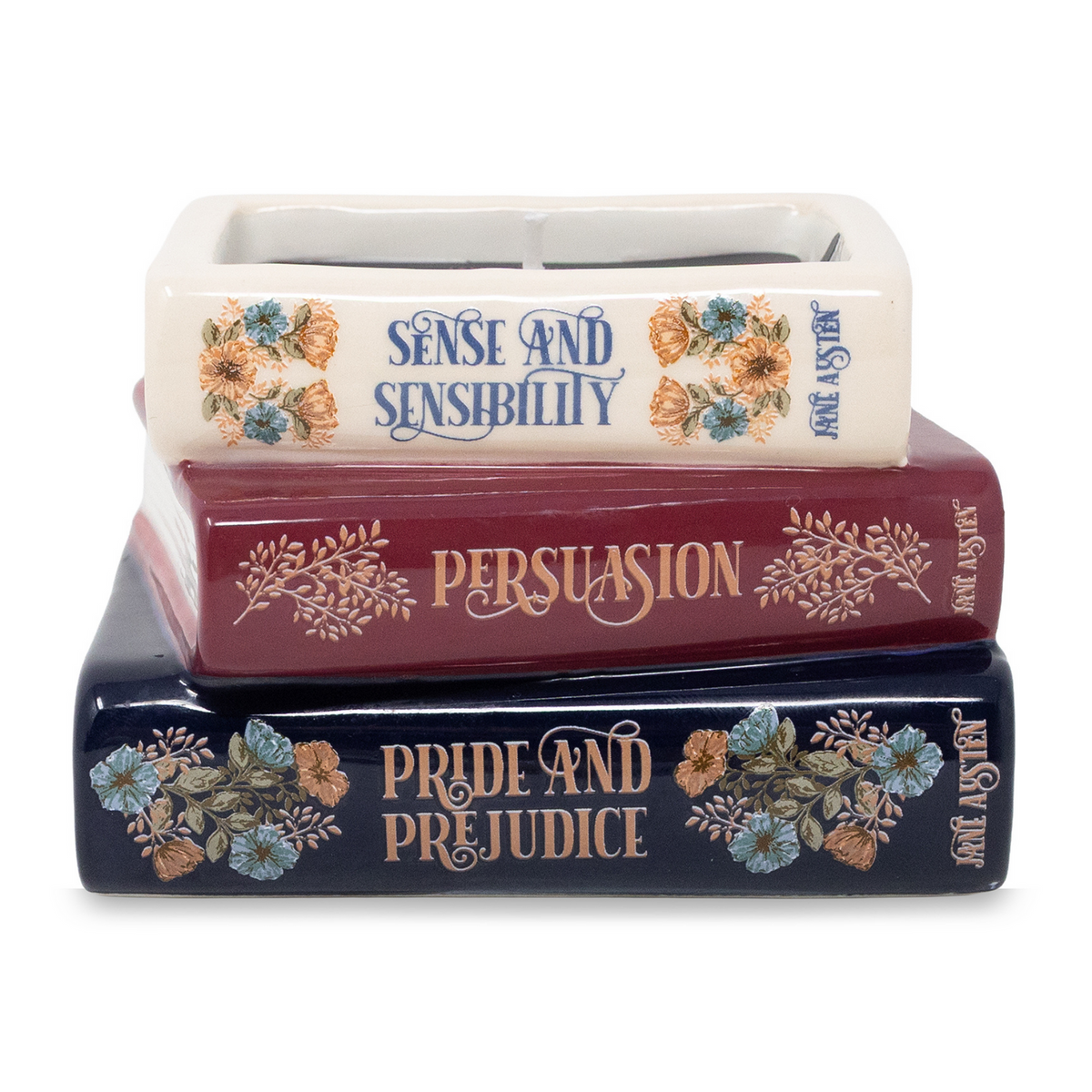 BOOKSTACK CANDLE JANE AUSTIN