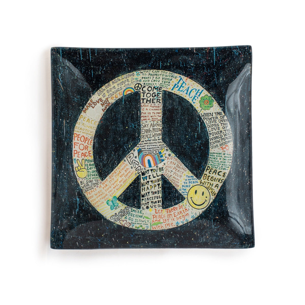 6X6 SQ DECOUPAGE PLATE