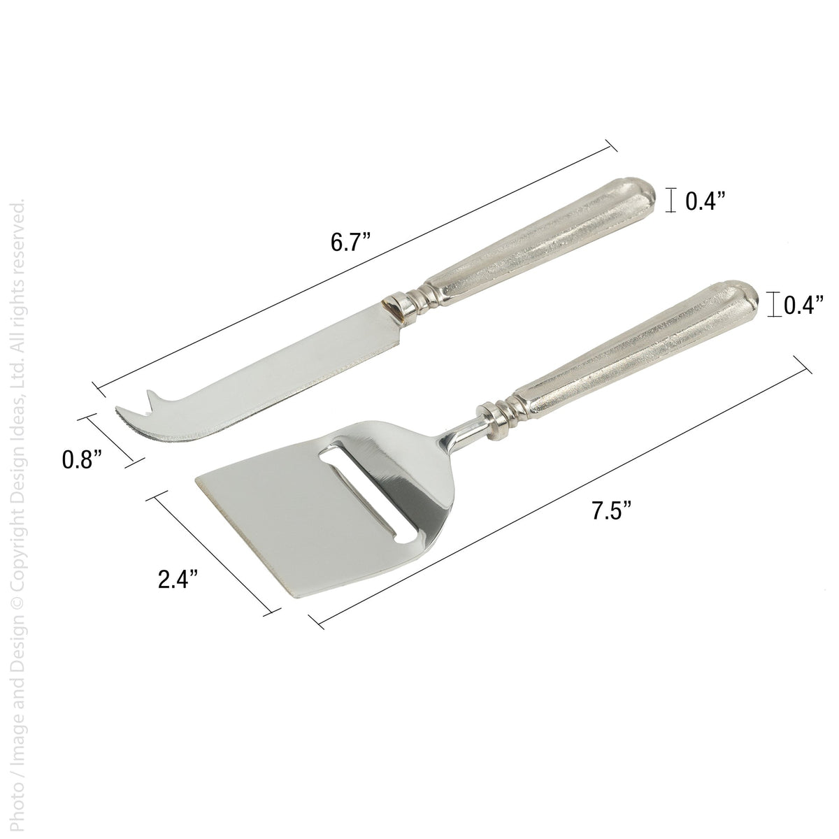 WALDORF CHEESE KNIVES SET/2