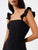 WHISPER RUFFLE STRAP DRESS