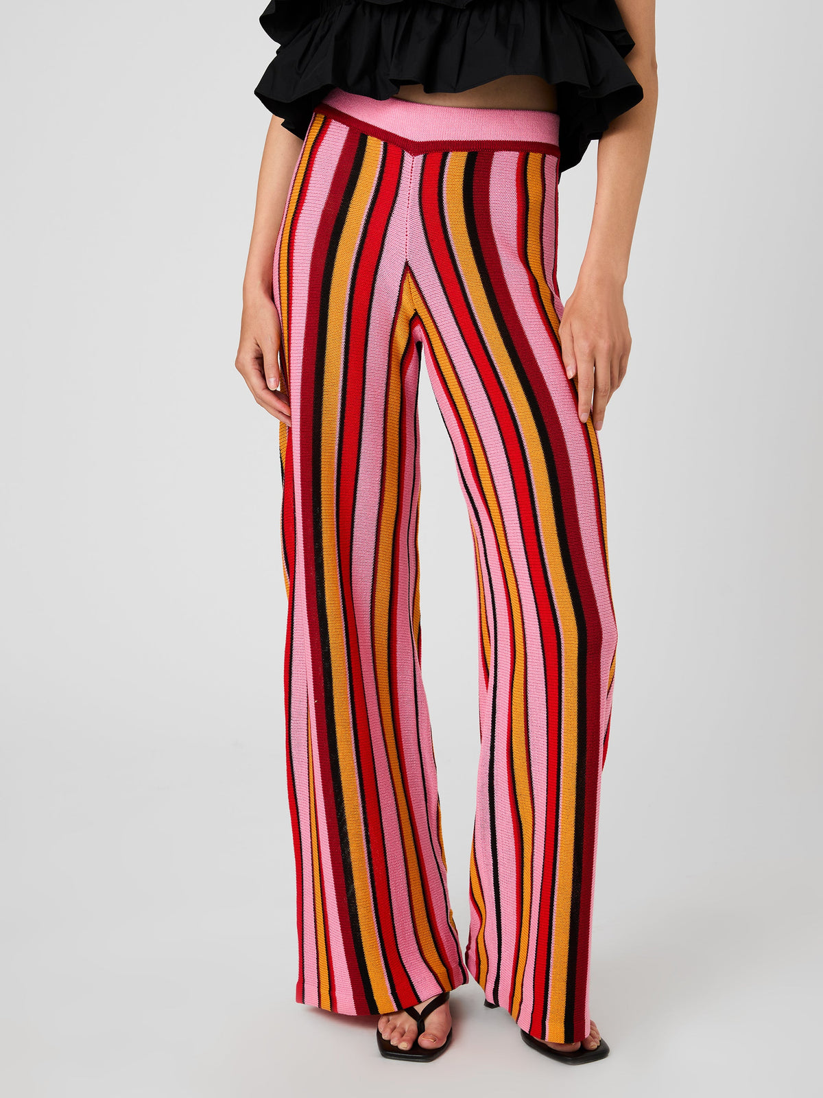 MOTLEY KNIT FLARE PANTS