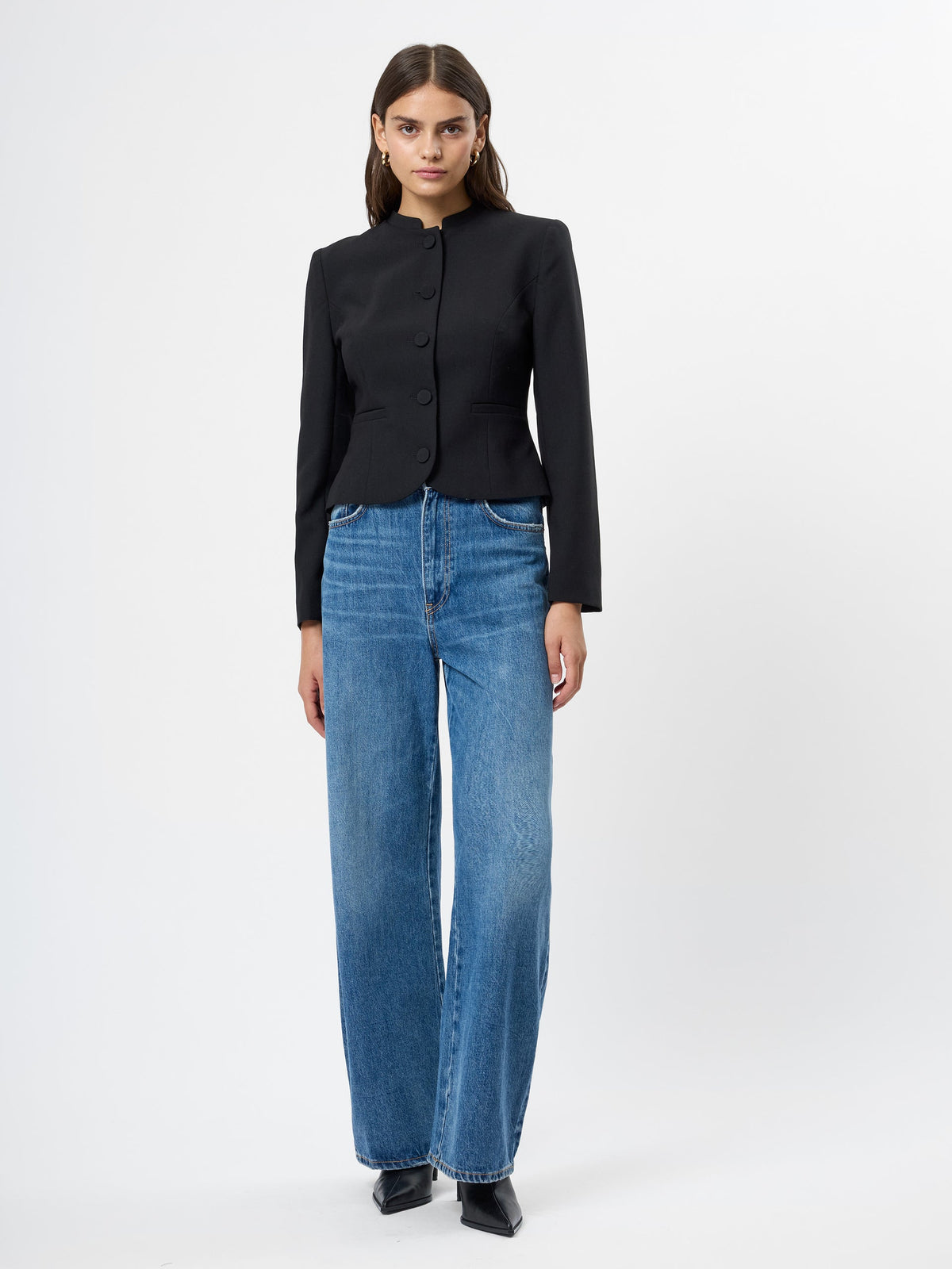 AZRA TWILL SLIM FIT JACKET