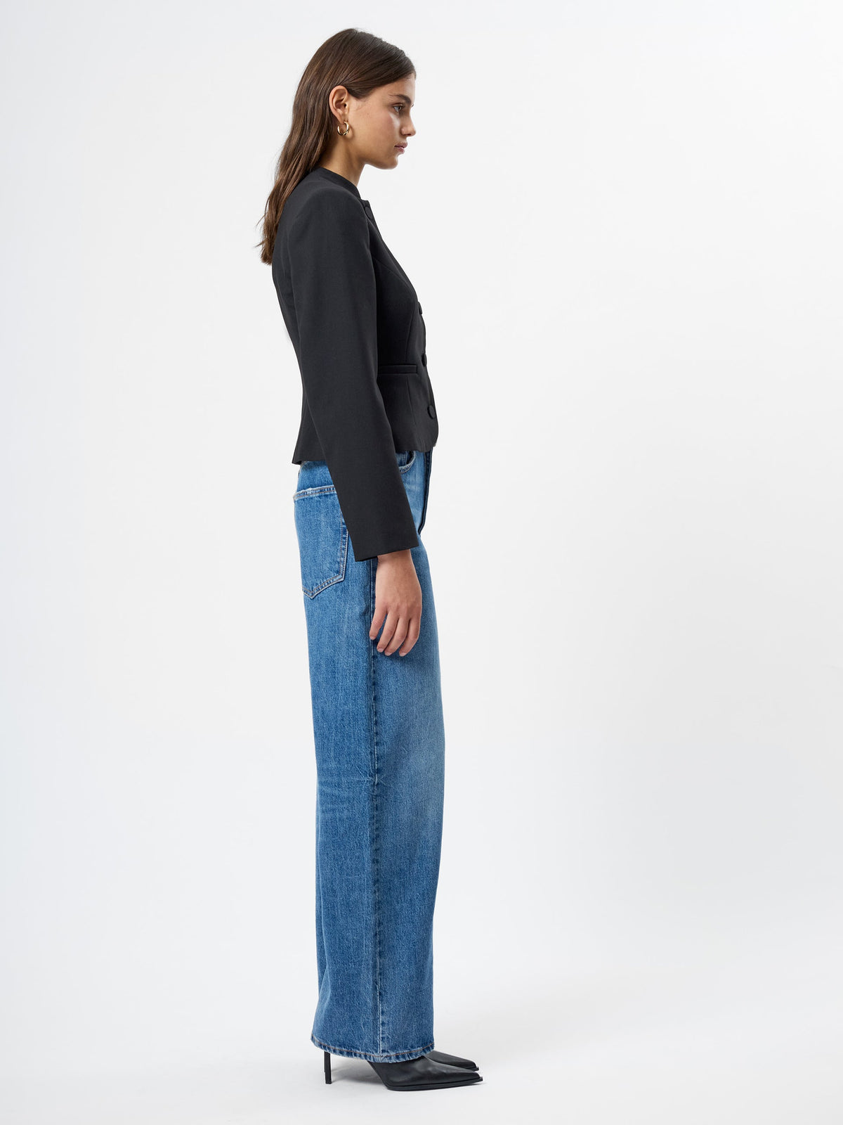 AZRA TWILL SLIM FIT JACKET