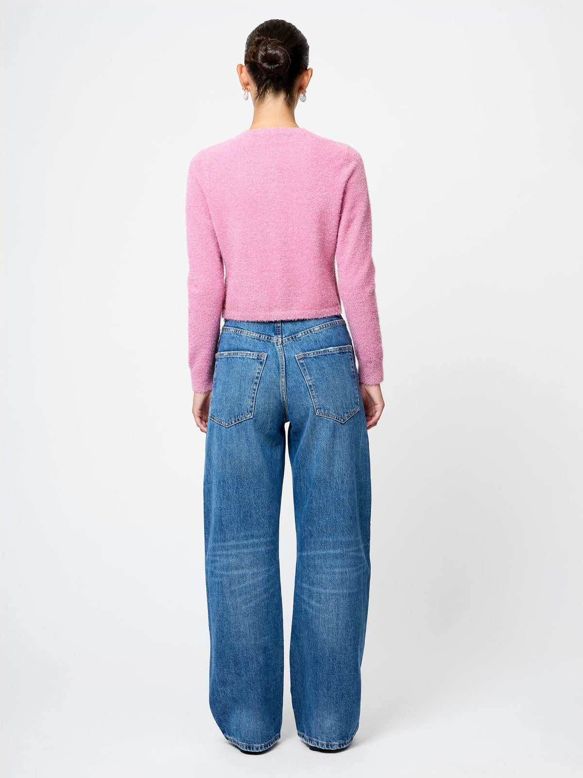 TINSEL KNIT SLIM CARDI